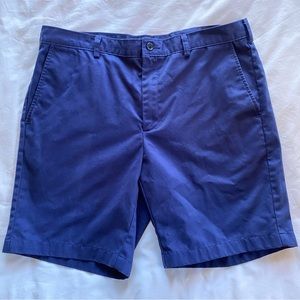 Jos A. Bank Traveler’s Collection Navy Blue Khaki Shorts Preppy Dress Shorts